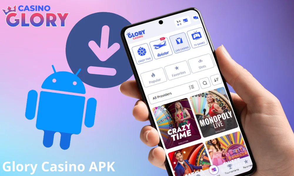 A guide focused on the security of downloading the Glory Casino APK.